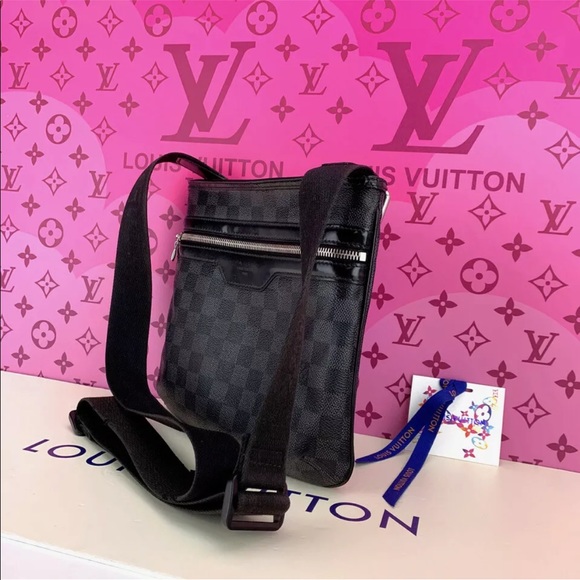 Authentic Louis Vuitton Thomas Damier Graphite Crossbody PM RI3173 France Bag - Picture 2 of 12